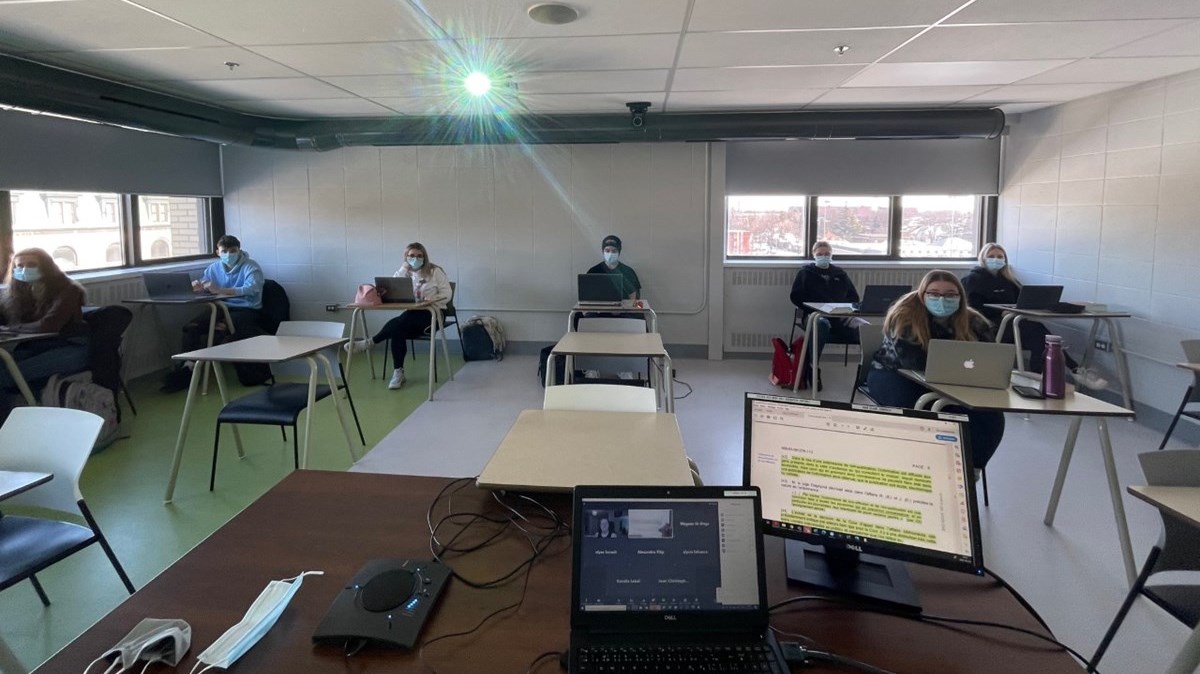 Retour en classe au cégep de Valleyfield