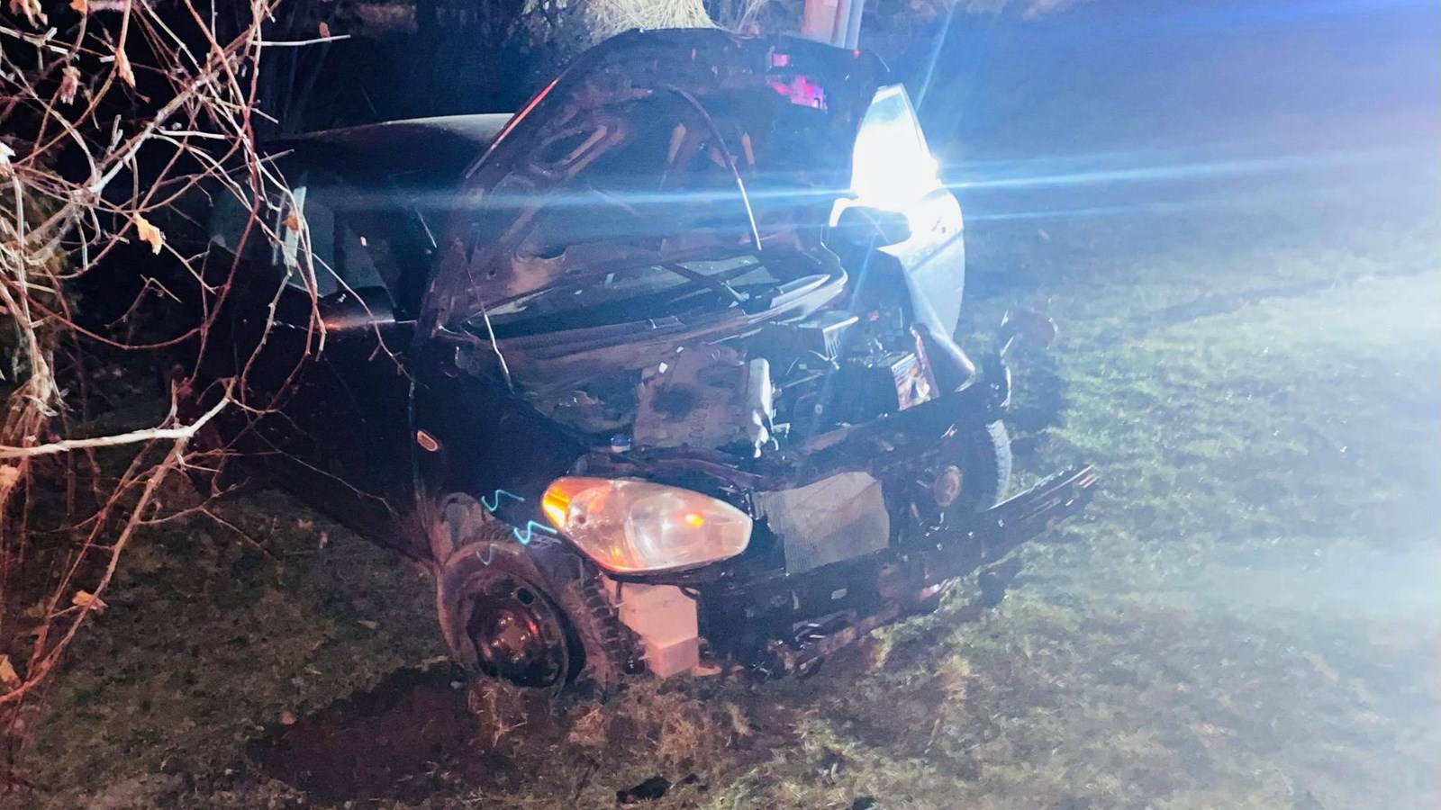 Un automobiliste blessé dans une embardée à Sainte-Justine-de-Newton