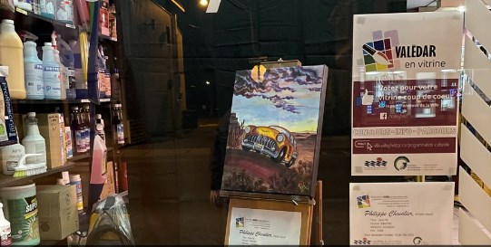 Découvrez Valédar en vitrine au centre-ville de Salaberry-de-Valleyfield 