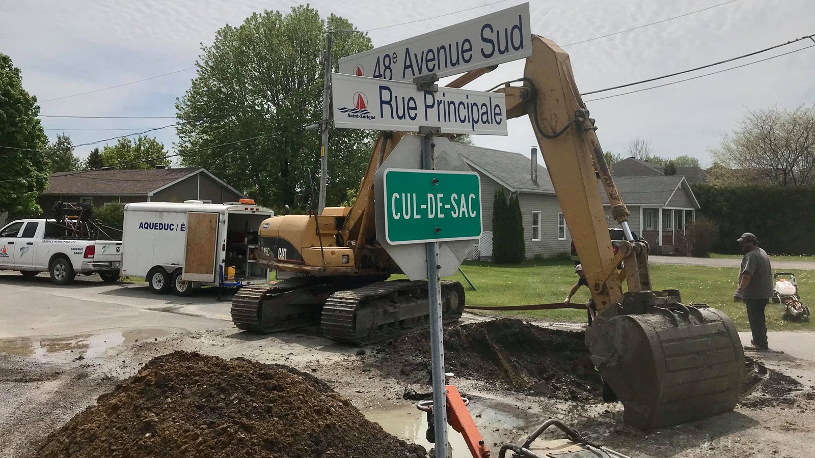 Un bris d'aqueduc force la mise en place d'une interdiction d'arrosage
