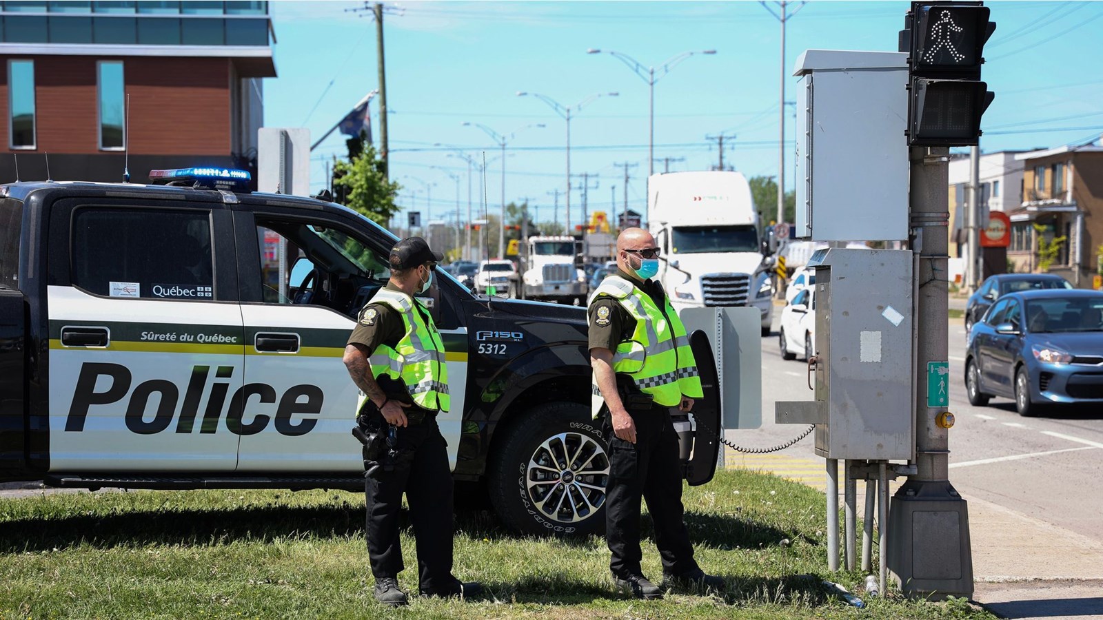 Pont de L'Île-aux-Tourtes: la SQ présente sur le terrain lors des heures de pointe