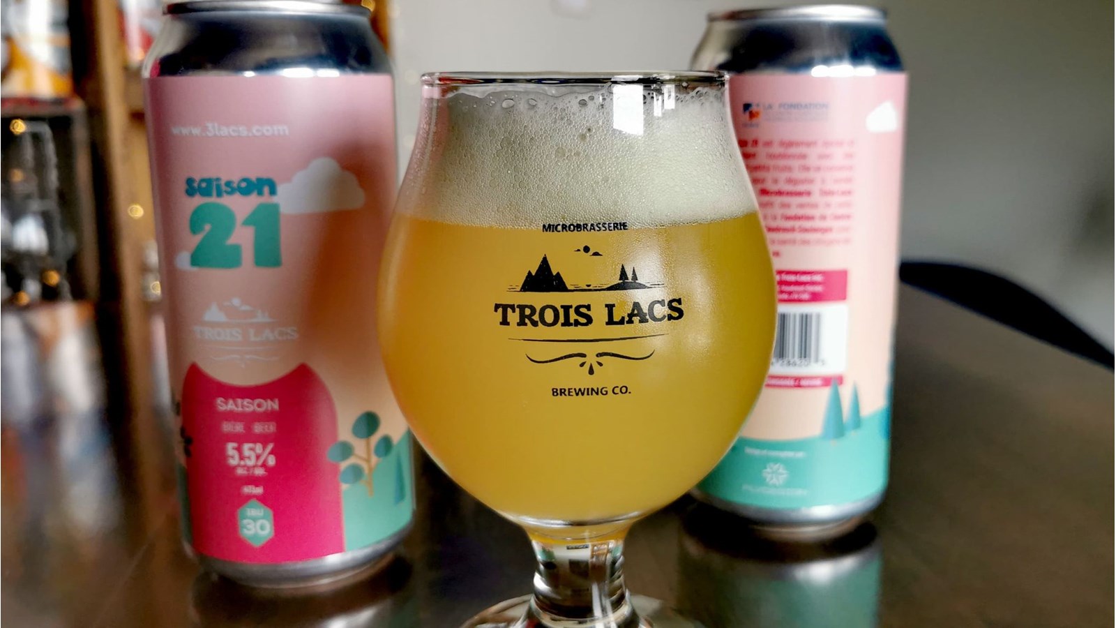 La Microbrassserie Trois Lacs lance la bière Saison 21 au profit d'une cause régionale