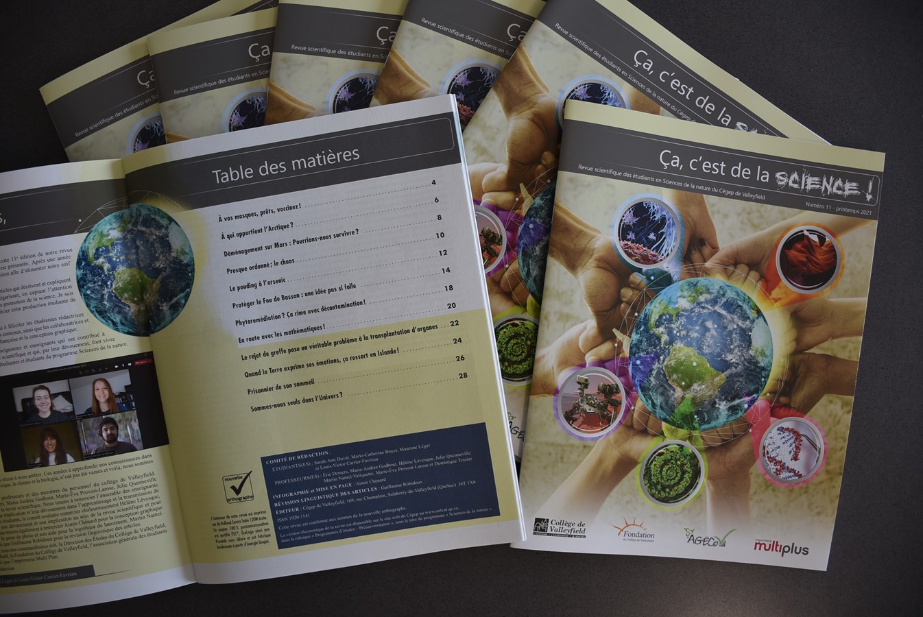Dévoilement de la 11e revue collégiale Ça, c’est de la science