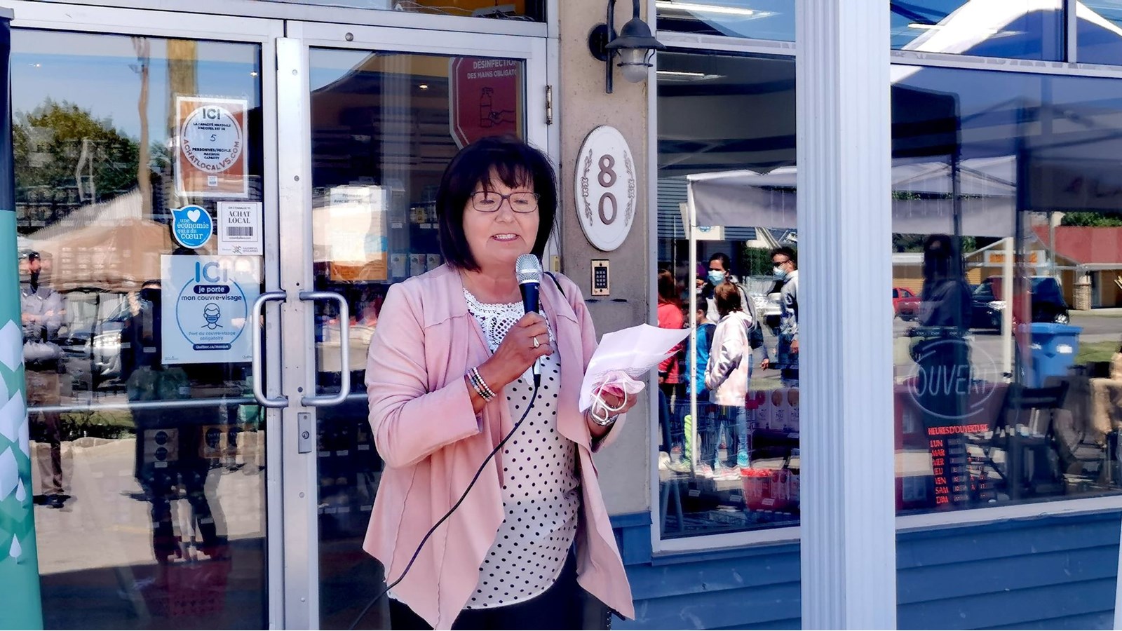 Le Marché écolocal célèbre son arrivée à Les Coteaux