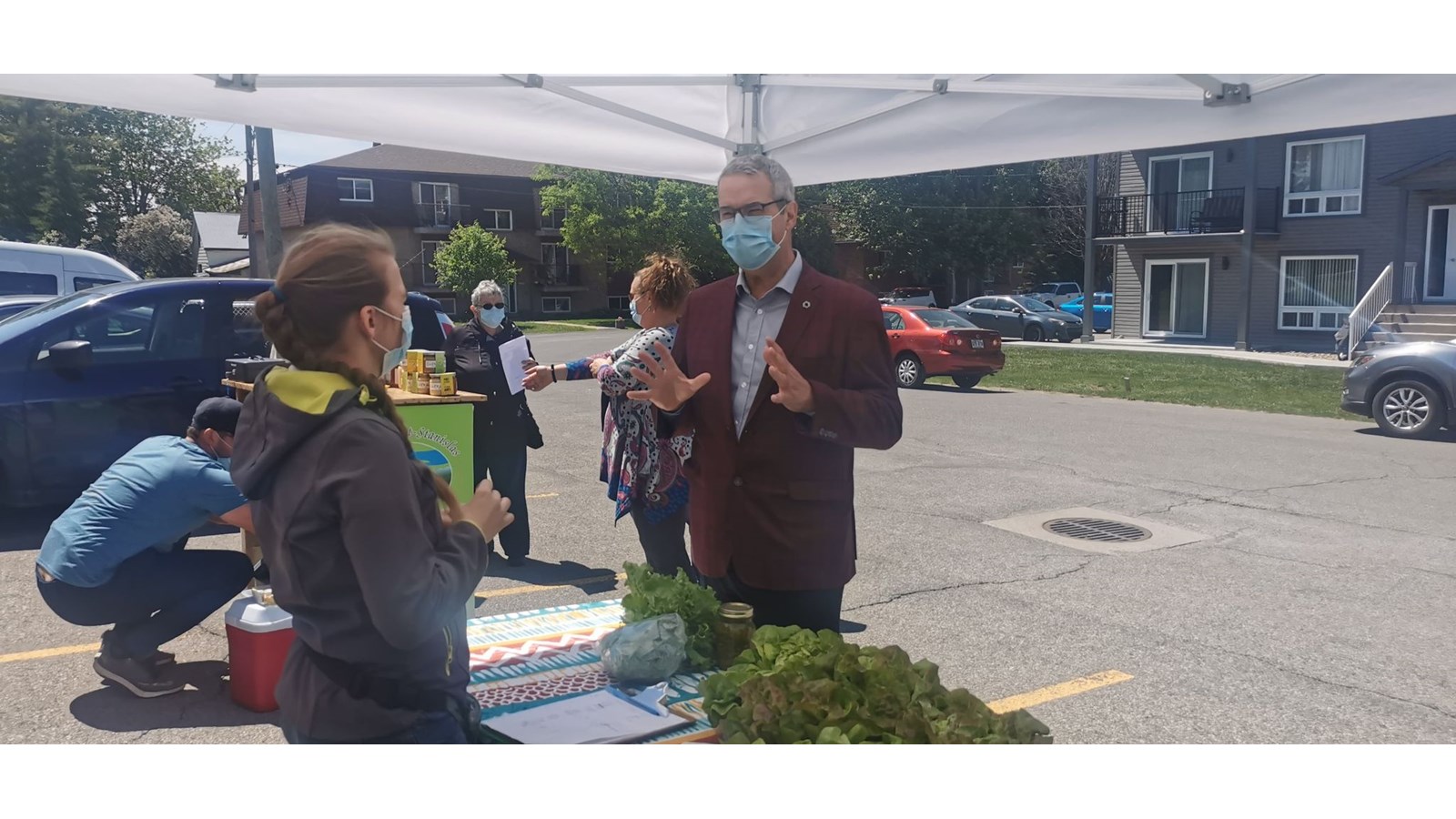 Le Marché écolocal célèbre son arrivée à Les Coteaux