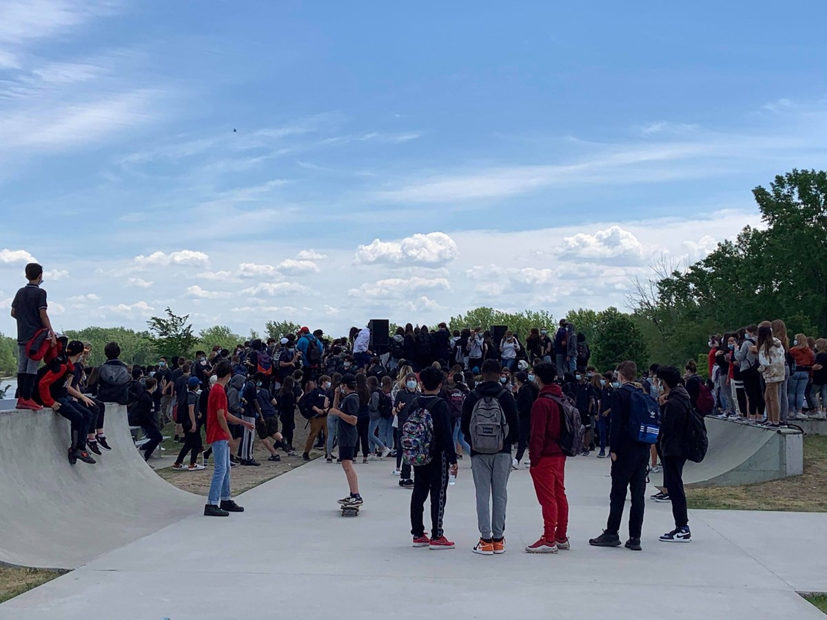 Rassemblement illégal au Skatepark de Vaudreuil-Dorion