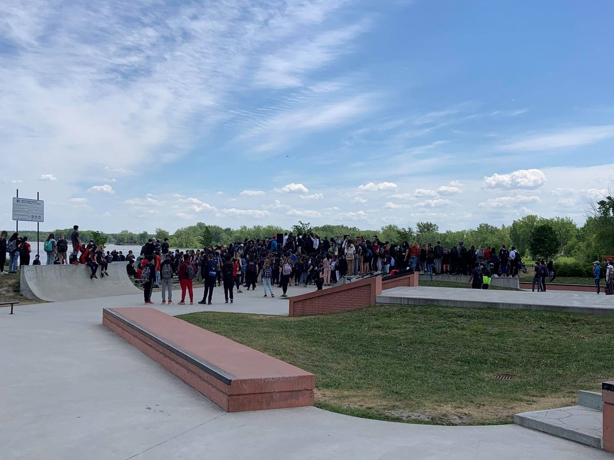 Rassemblement illégal au Skatepark de Vaudreuil-Dorion
