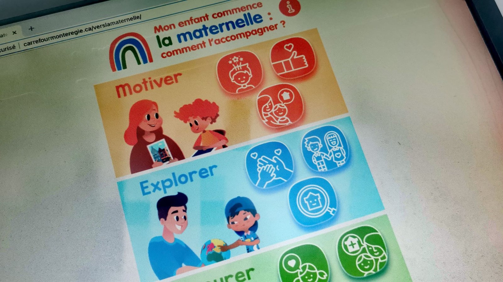 Un nouvel outil interactif pour les parents d'enfants qui débuteront la maternelle sous peu