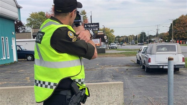 Opération nationale concertée sur la vitesse sur les routes de la région