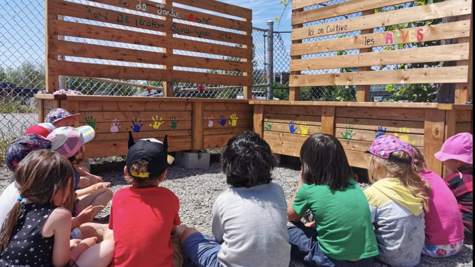 Un nouvel espace de jardinage pour l'école Saint-Agnès 