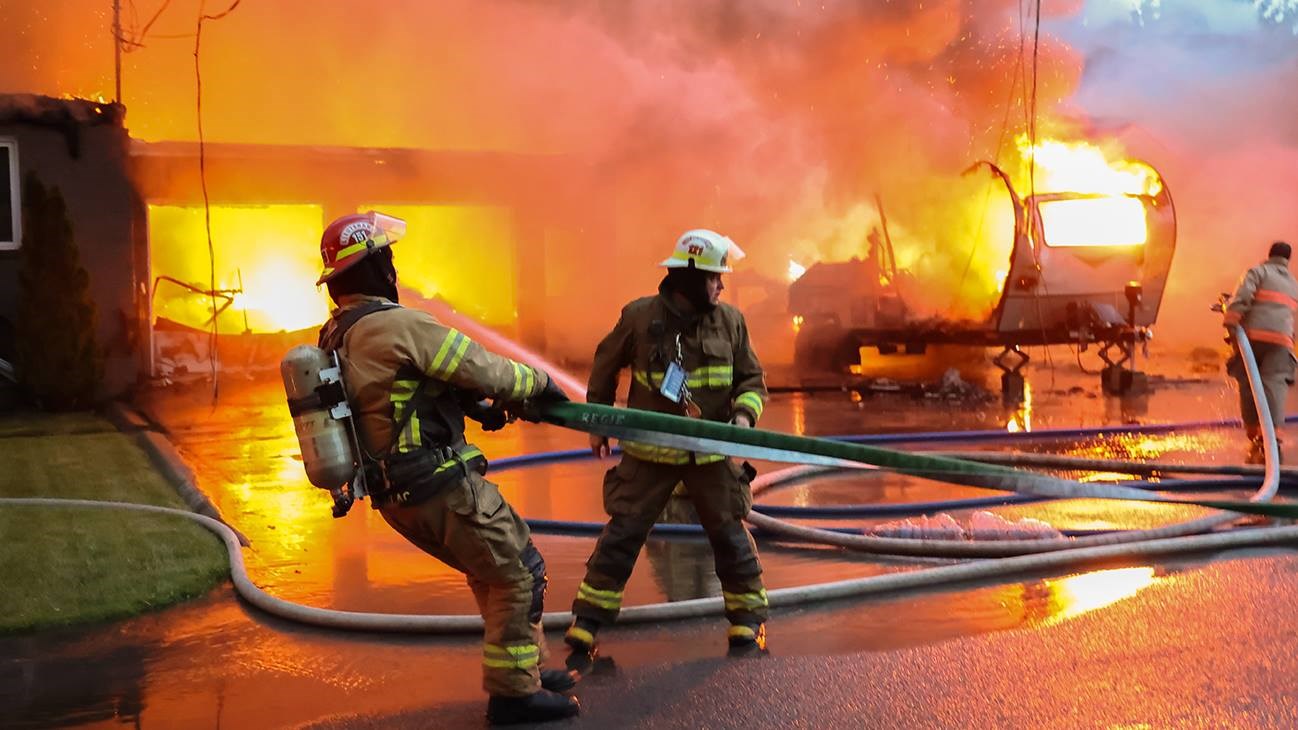 Les pompiers de Salaberry-de-Valleyfield prêtent main-forte à Saint-Zotique 