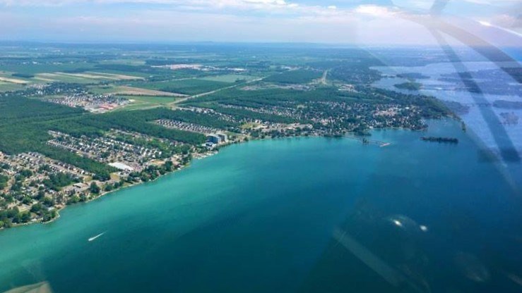 Vue aérienne de la municipalité de Saint-Zotique