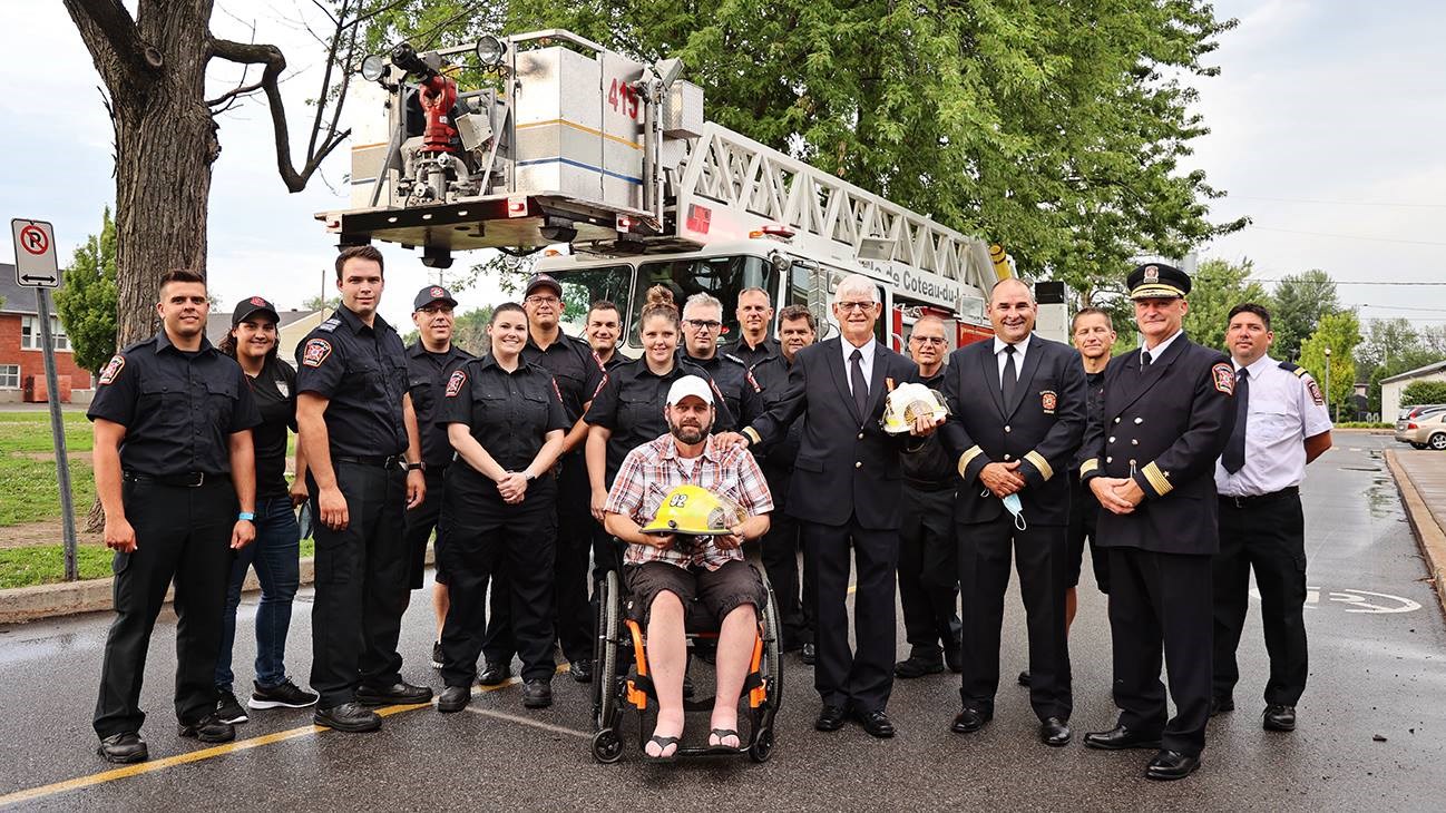 La Ville de Coteau-du-Lac souligne la contribution de deux pompiers dédiés à leurs communautés