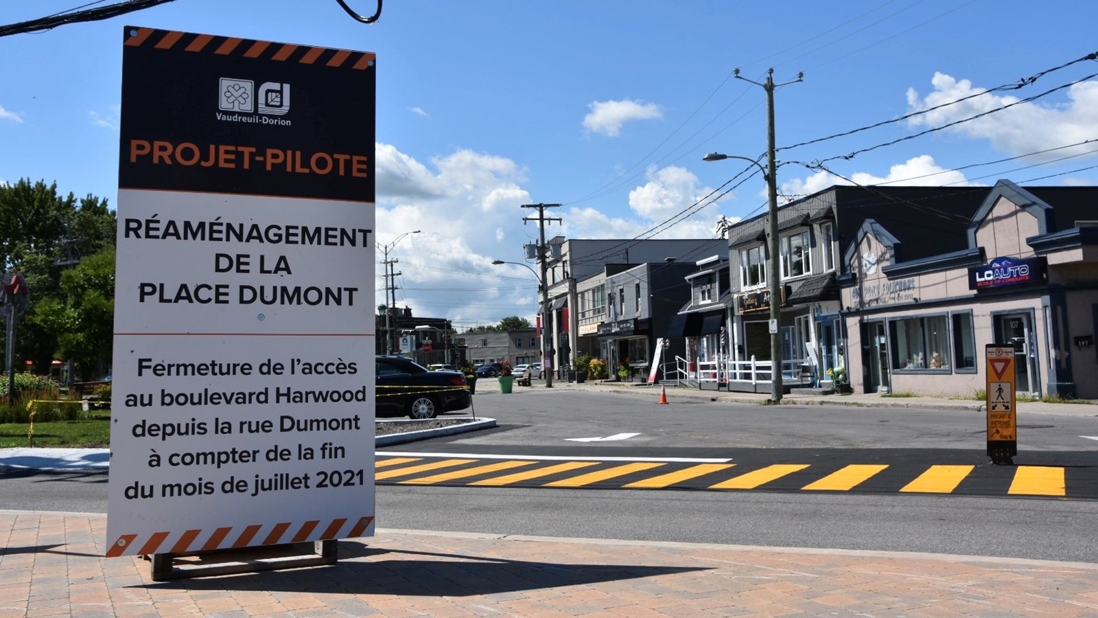 La place Dumont est maintenant sans issue à Vaudreuil-Dorion
