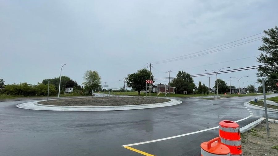 Réaménagement et reconfiguration routière à Salaberry-de-Valleyfield