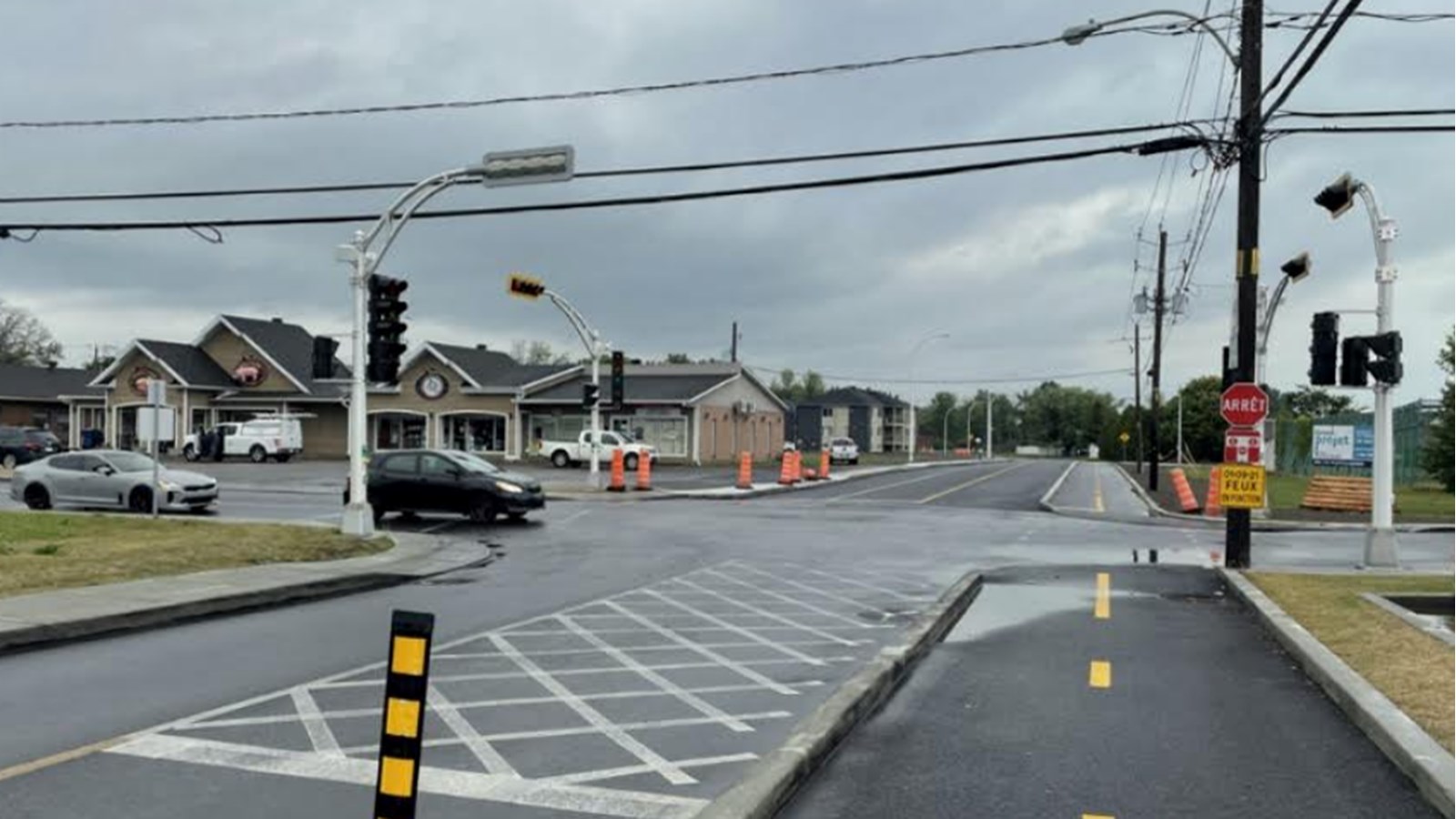 Ouverture du nouveau tronçon sur le boulevard Sainte-Marie