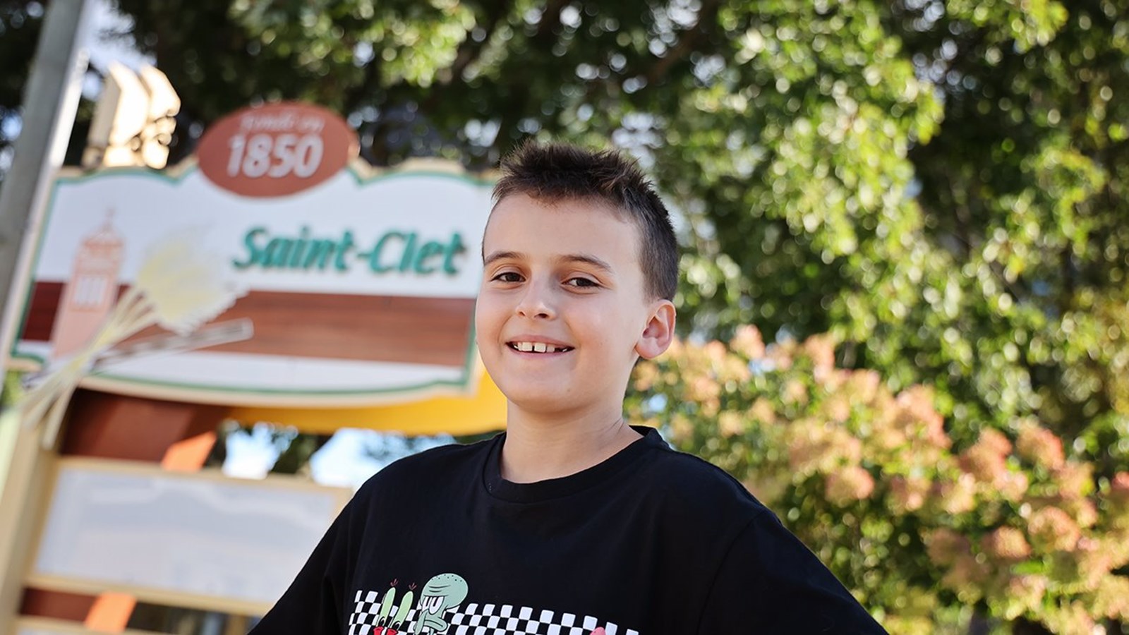 Rencontre avec le jeune Charles 11 ans de Saint-Clet qui a participé au débat des chefs