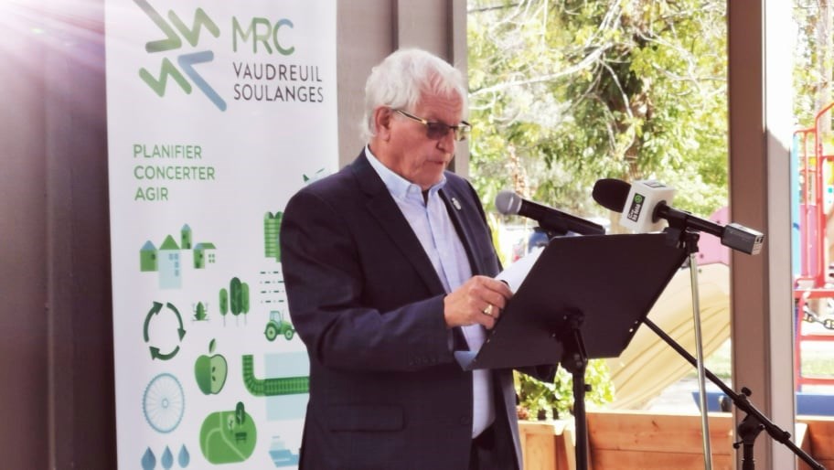 Raymond Larouche, maire de Les Cèdres.