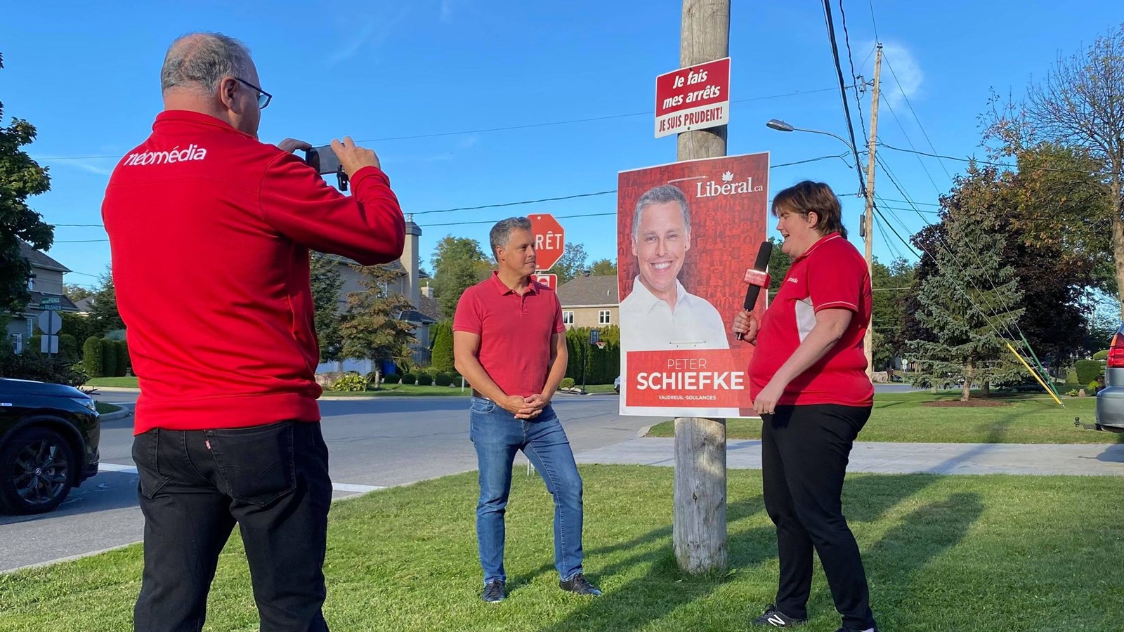 Néomédia présent sur le terrain pour la soirée électorale
