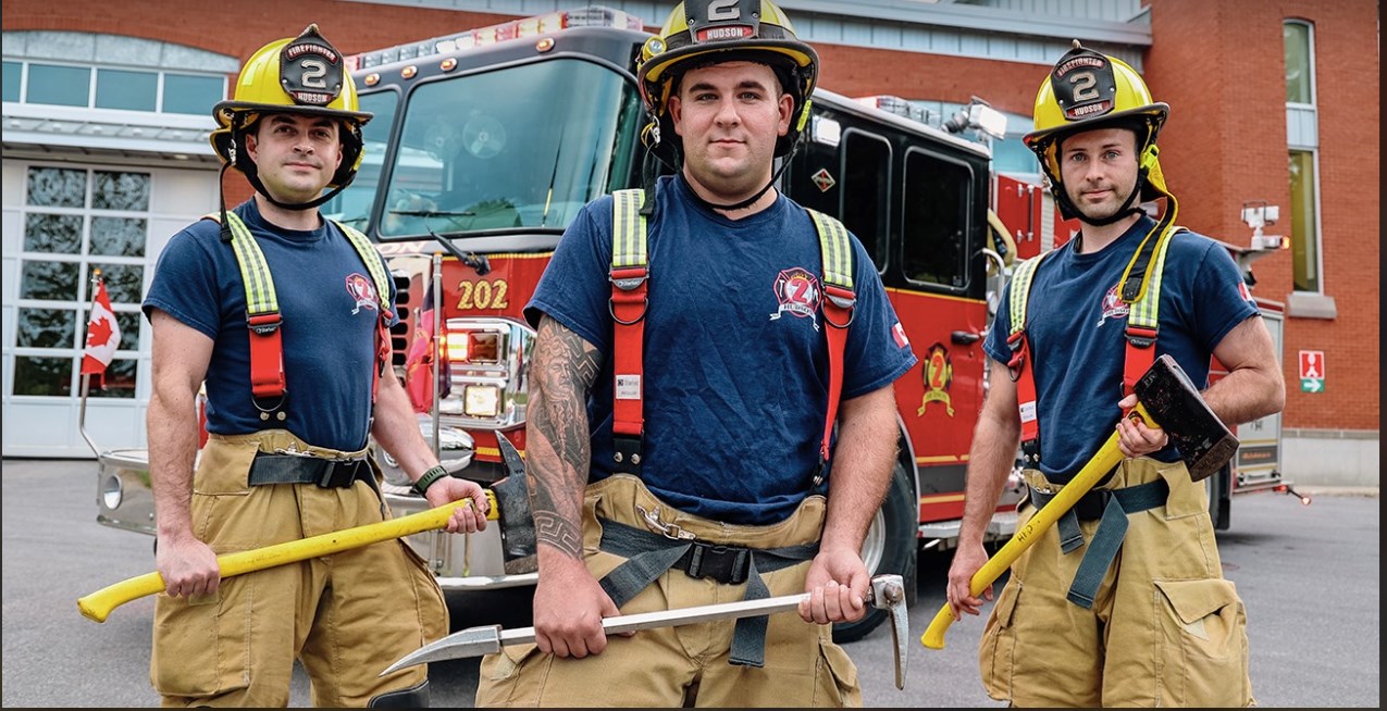 Trois pompiers de Hudson vont relever le Défi Gratte-Ciel 