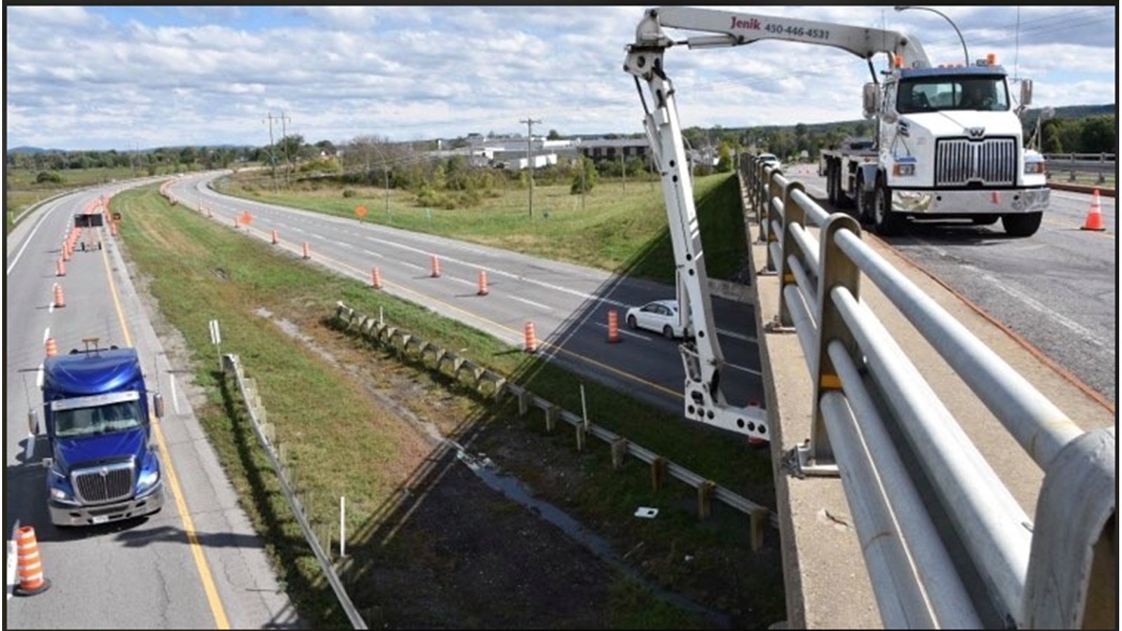 Travaux d'asphaltage dès demain sur l'autoroute 40 à Rigaud