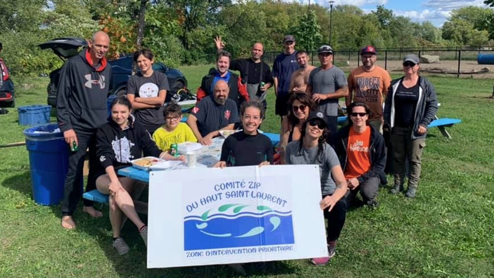 Nettoyage annuel de la rivière Saint-Charles par le Comité ZIP Haut-Saint-Laurent 