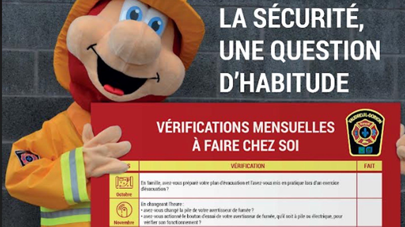 Incendies: adopter des gestes de prévention toute l'année