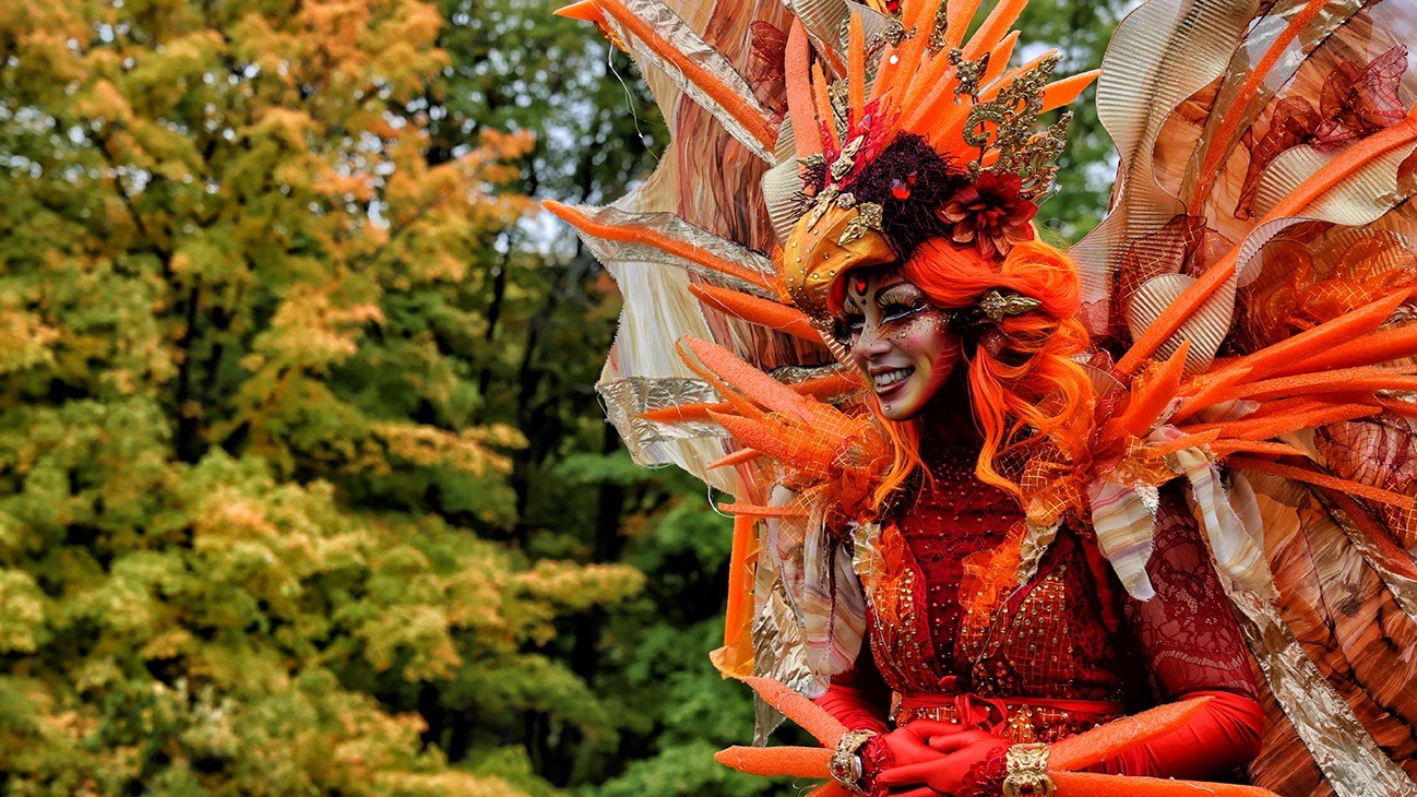 Les gens sont au rendez-vous au Festival des couleurs de Rigaud