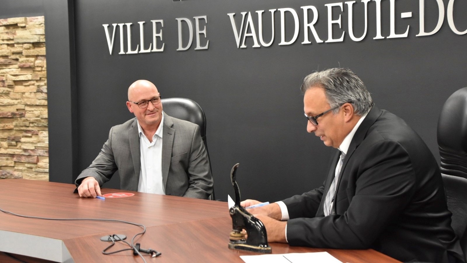 Luc Marsan, nouveau conseiller au district 1.