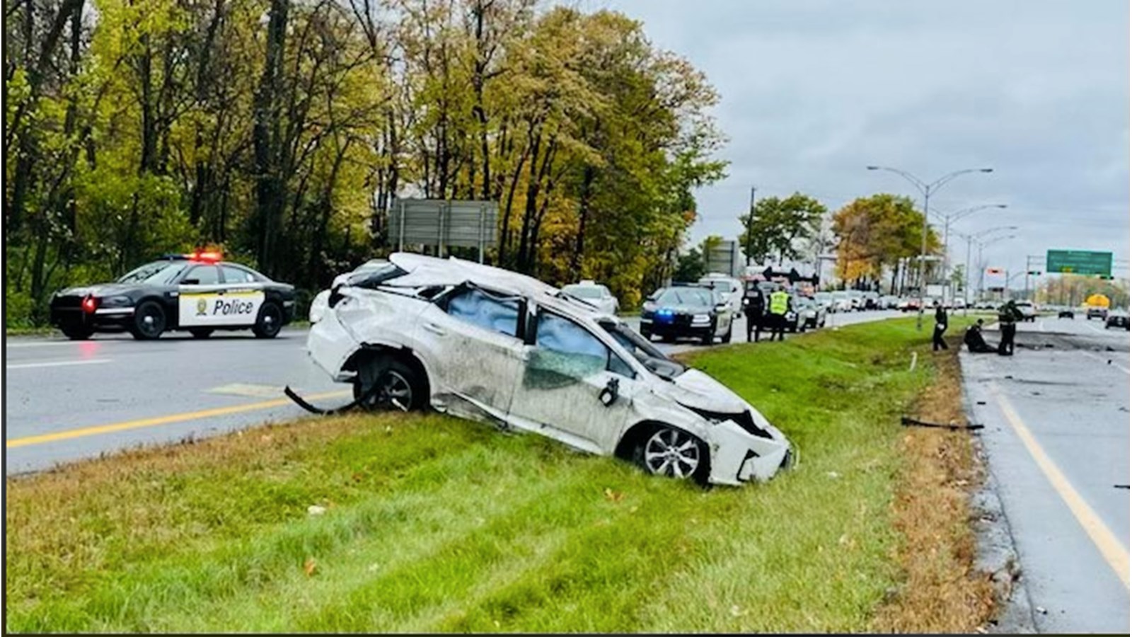 Un blessé léger à la suite d'une poursuite à haute vitesse sur l'autoroute 20