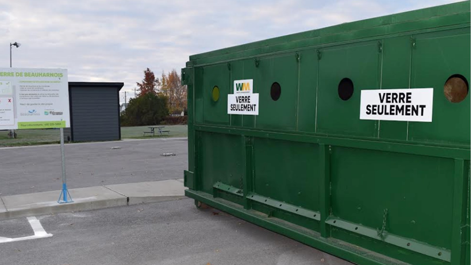 Un dépôt de verre en libre-service maintenant  disponible à Beauharnois