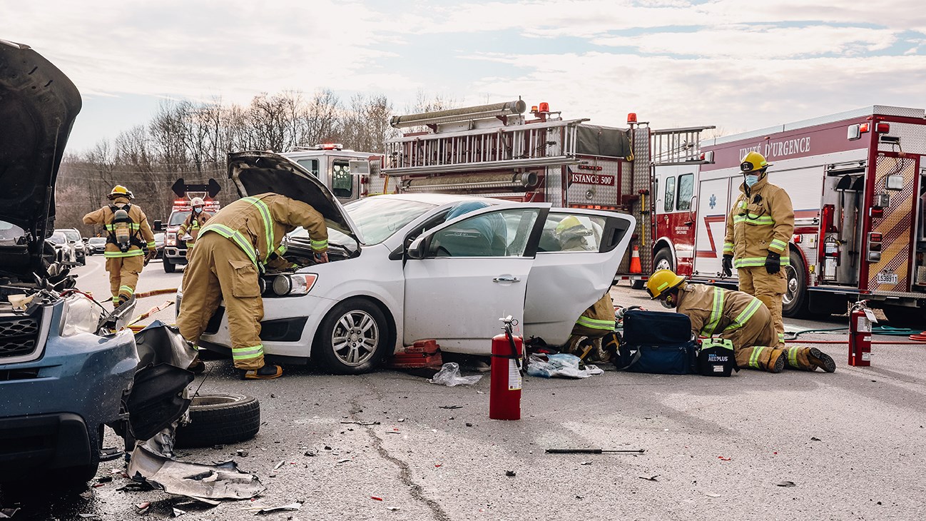 Une collision entre trois véhicules fait trois blessés sur la route 201 à Rigaud