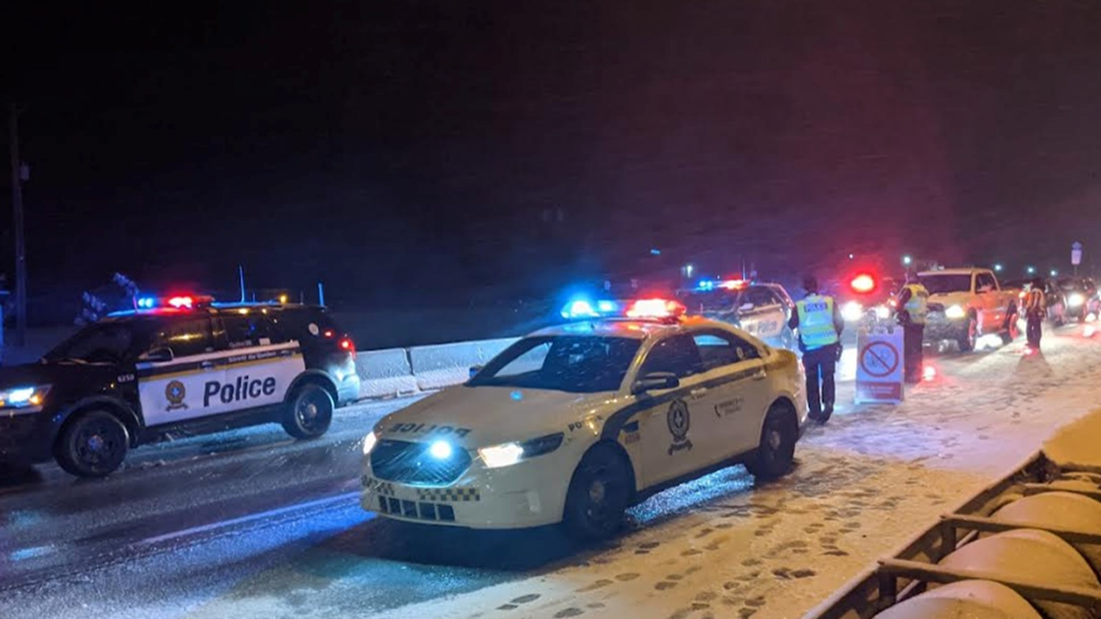 ONC Alcool-Drogues: une première opération tenue sur le pont Monseigneur-Langlois