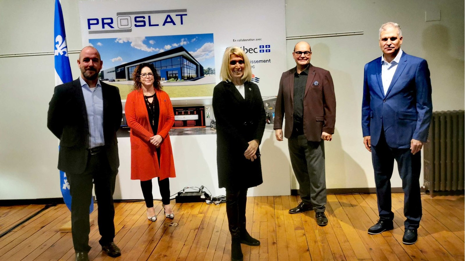 Appui de 14 M$ à Solutions murales Proslat pour son usine de Salaberry-de-Valleyfield 