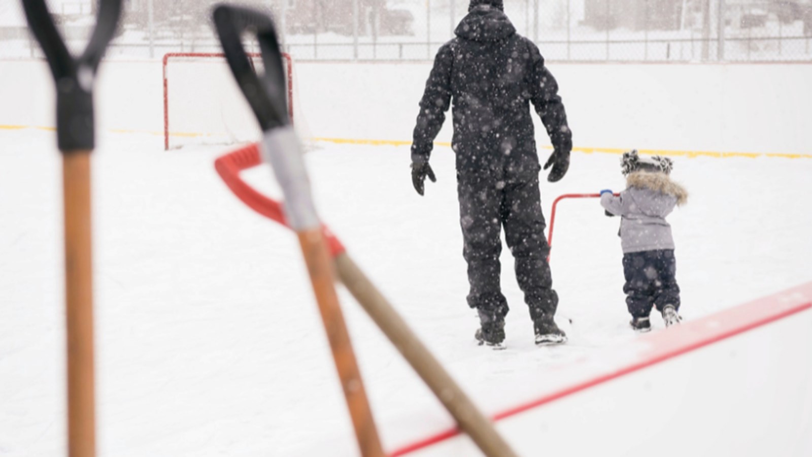 Ouverture de la patinoire et du chalet du parc-école Omer-Séguin 