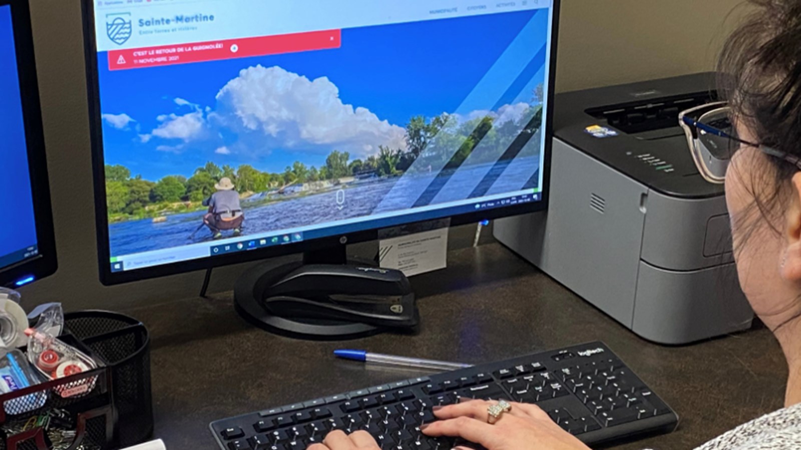 Le télétravail se poursuit pour les employés de Sainte-Martine 