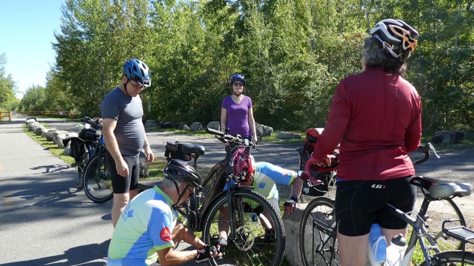 Les vélo-patrouilleurs bénévoles de la MRC félicités  pour leur dévouement