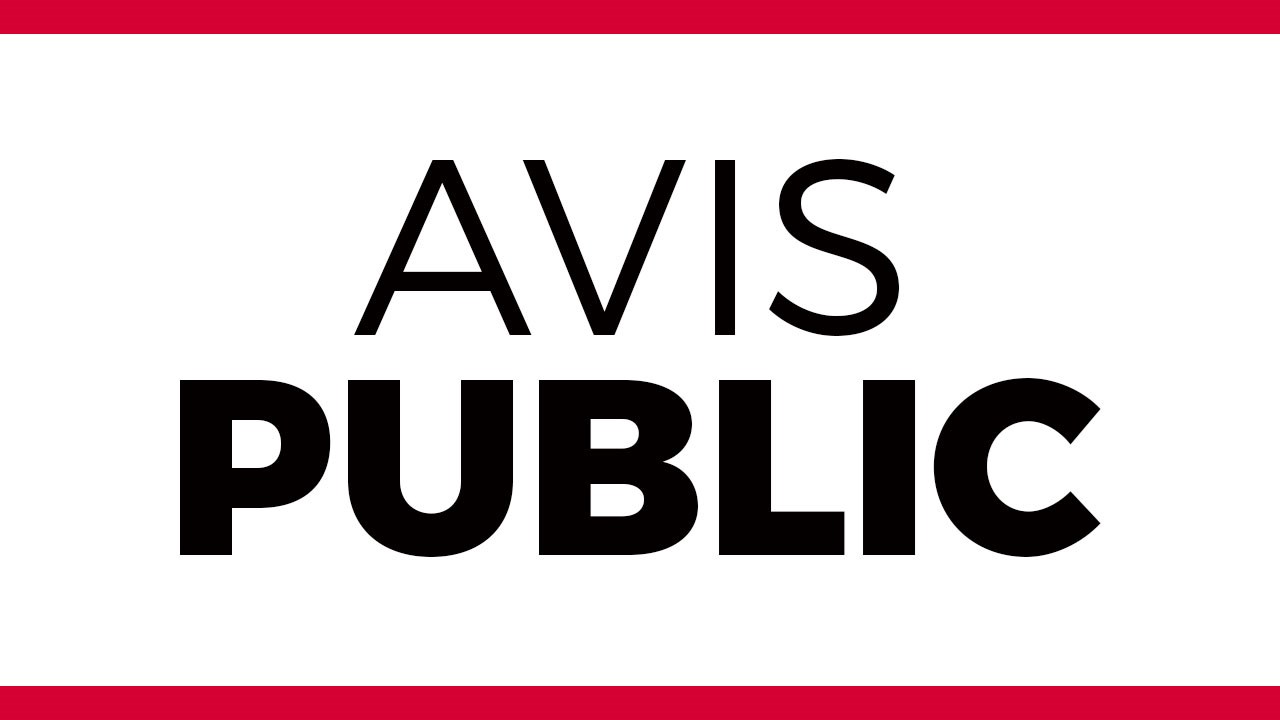 Préavis de vente des immeubles pour défaut de paiement de taxes