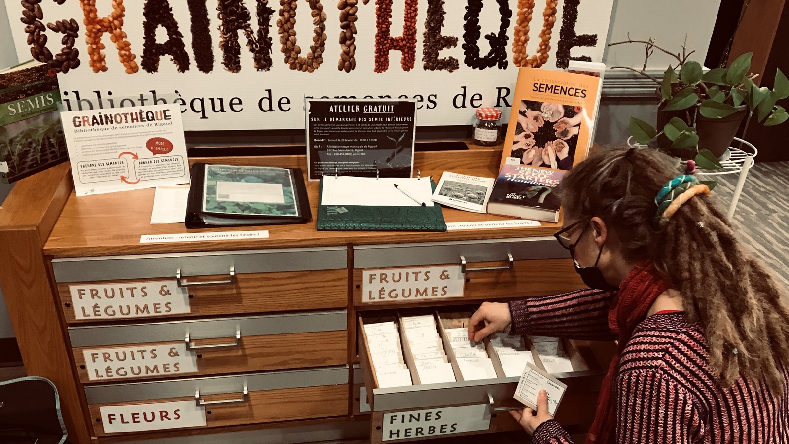 Une première grainothèque voit le jour à Rigaud