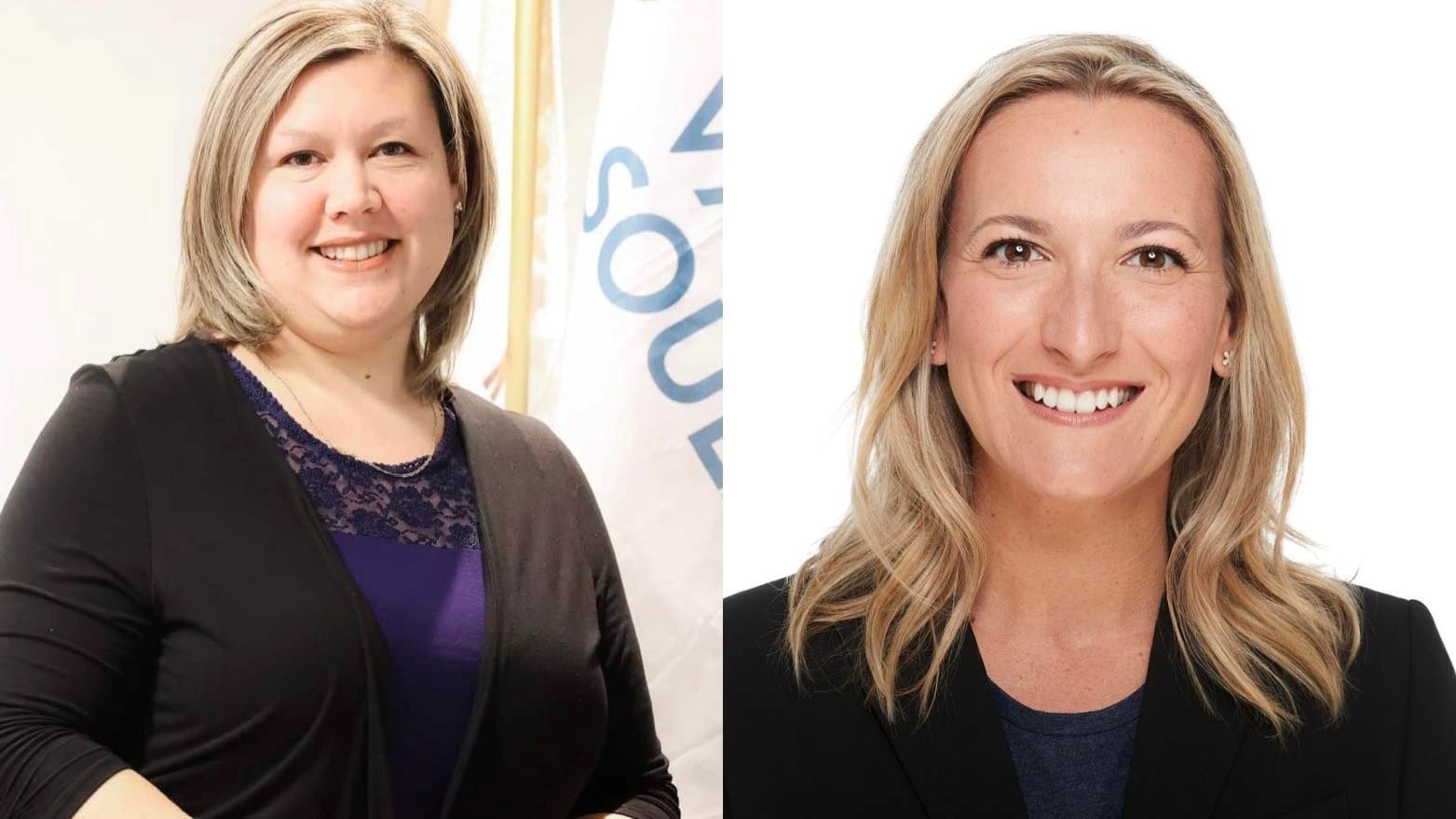 Portrait de deux femmes en politique