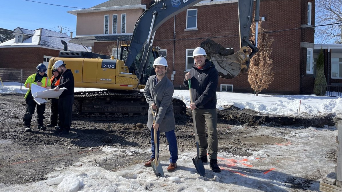 Début des travaux de la future microbrasserie rue Victoria