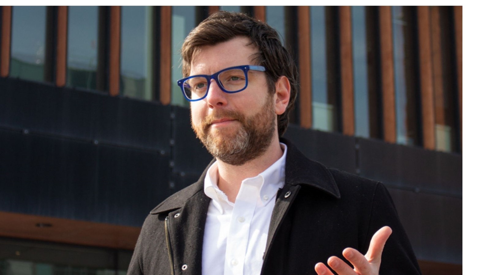 Alex Tyrrell, chef du Parti Vert poursuit sa tournée des industries militaires du Québec
