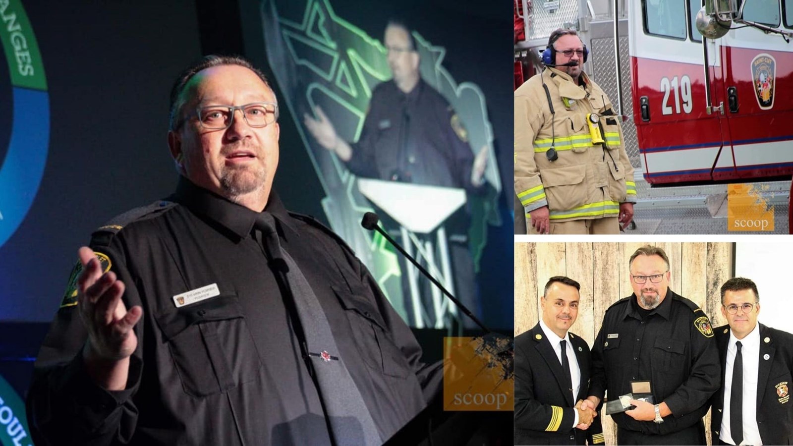 Le pompier Sylvain Poirier accroche son chapeau… après 40 ans de loyaux services 