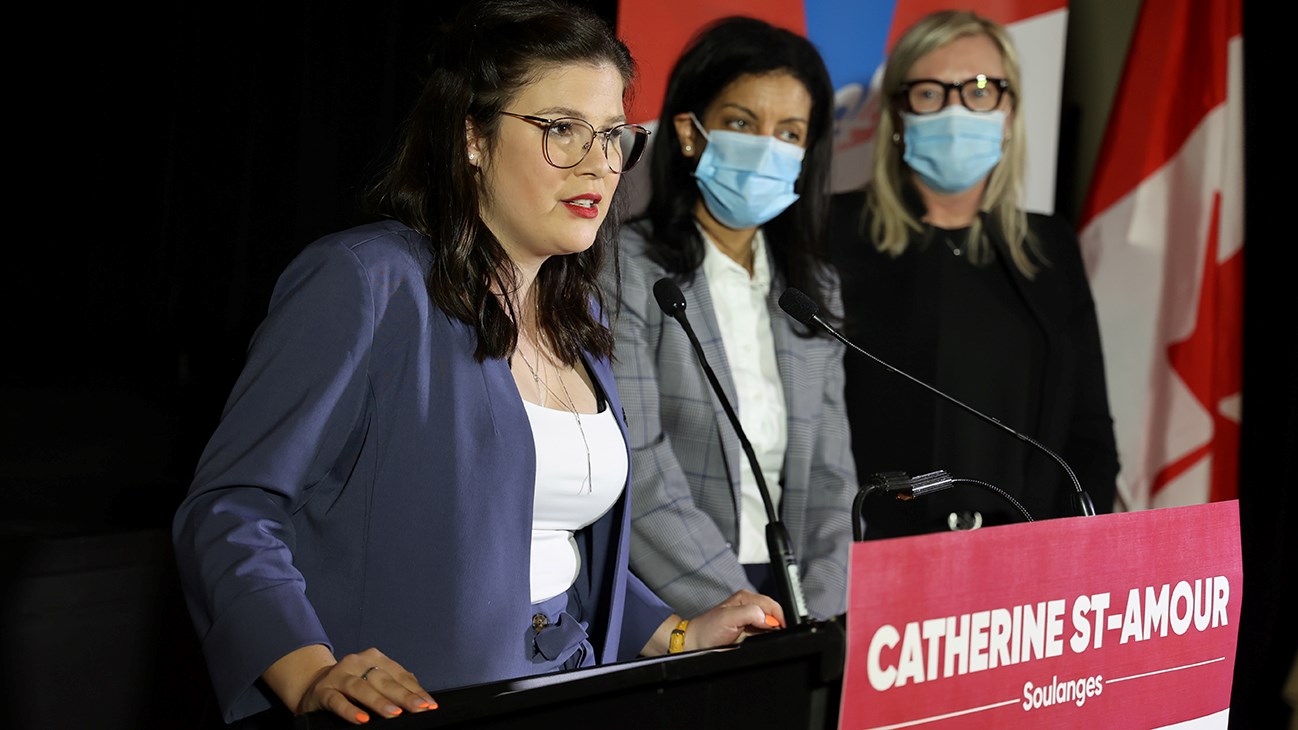 Catherine St-Amour, Dominique Anglade, Marie-Claude Nichols,
