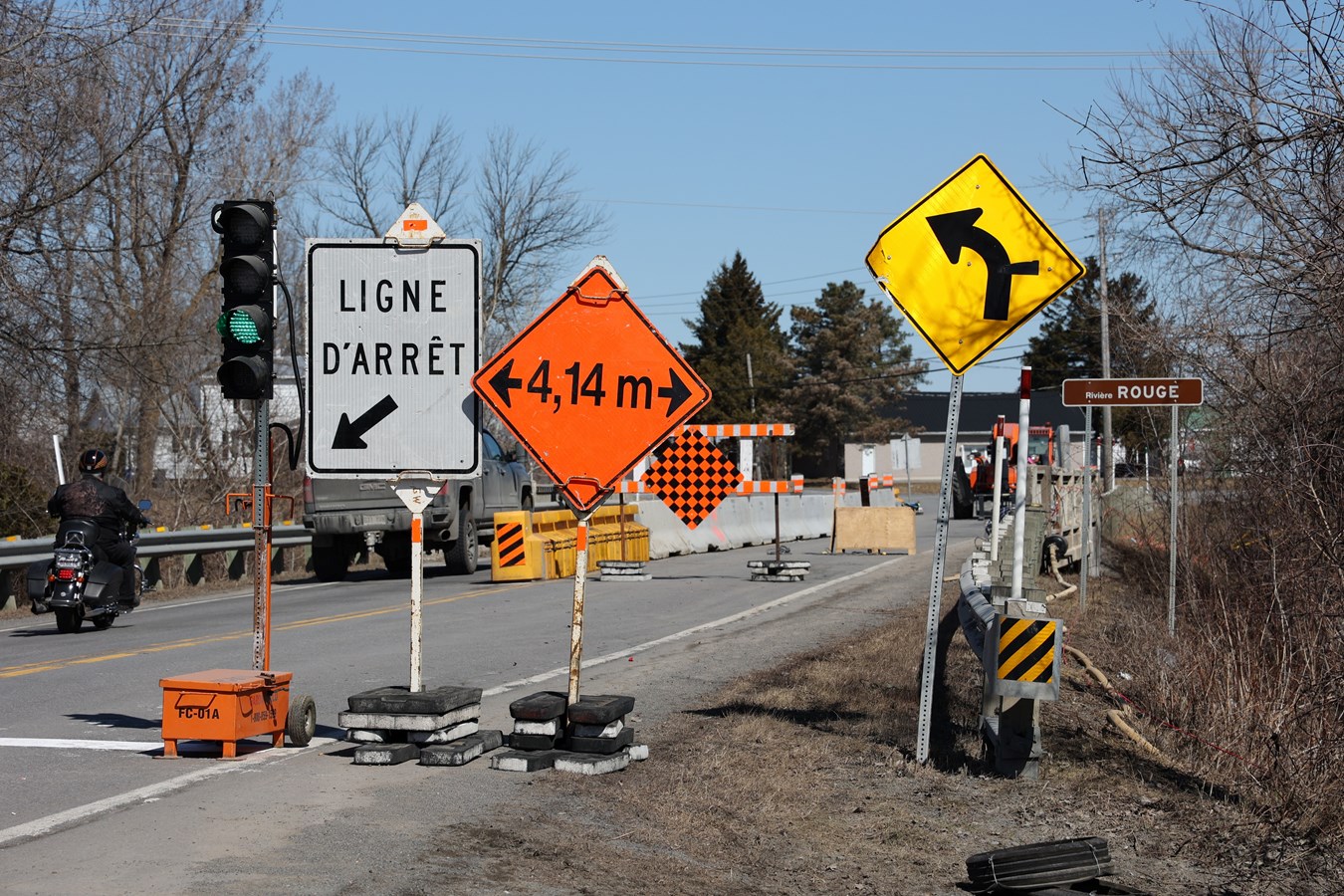 La route 201 complètement fermée ce soir 