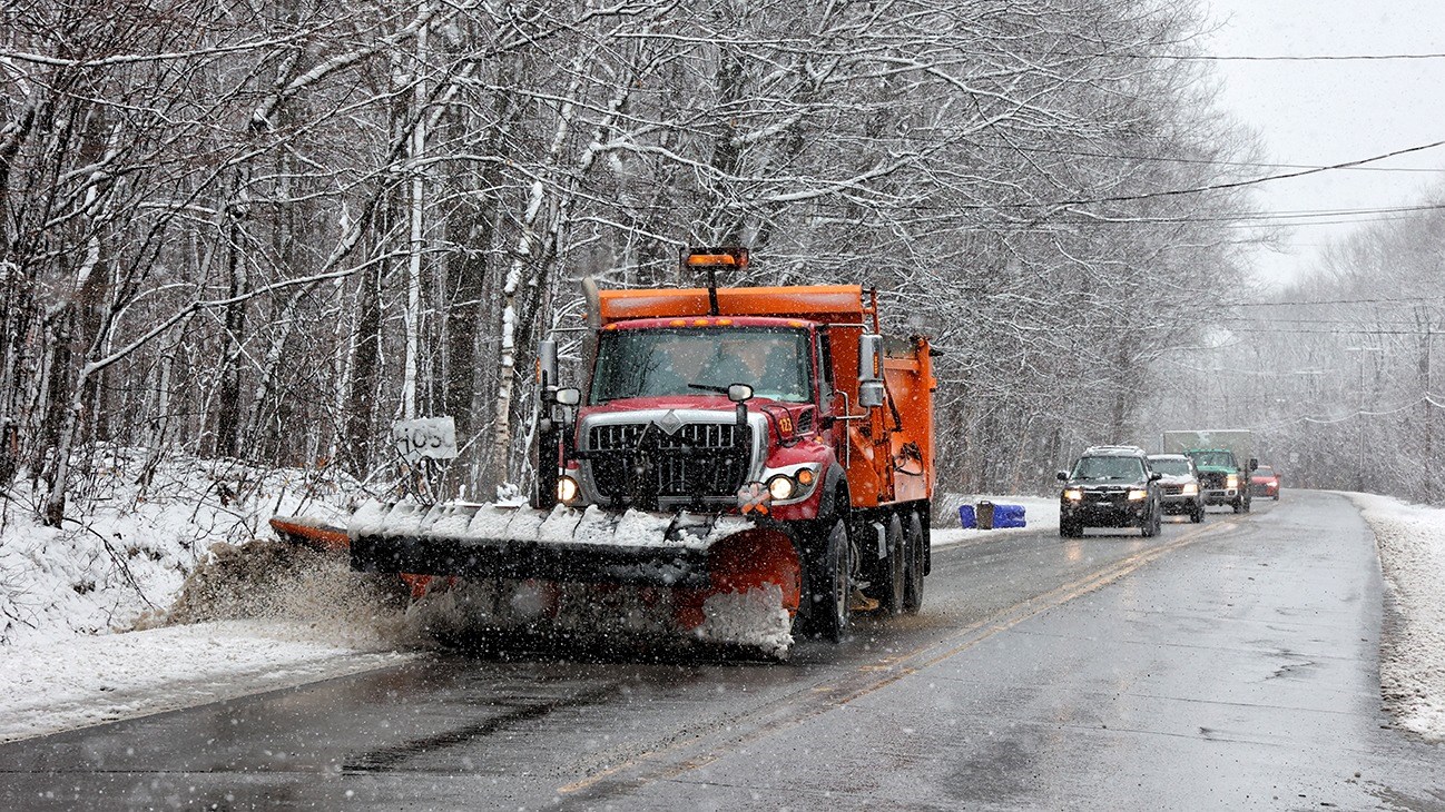 Les déneigeuses sont ressorties ce matin
