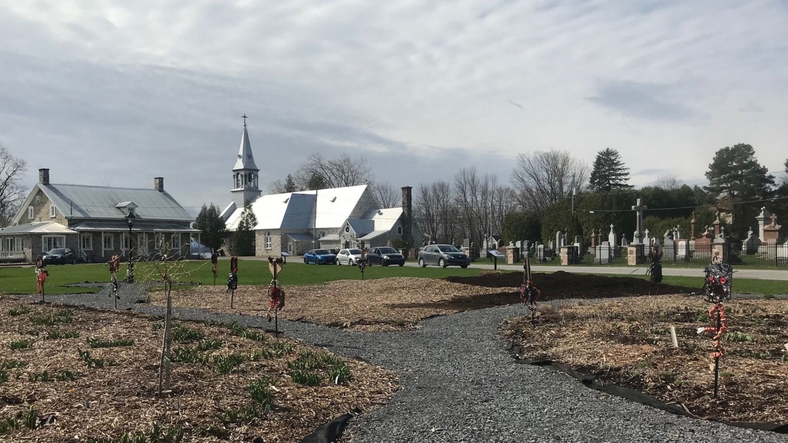 L'exposition collaborative Au coeur de la Forêt localisé sur un site patrimonial