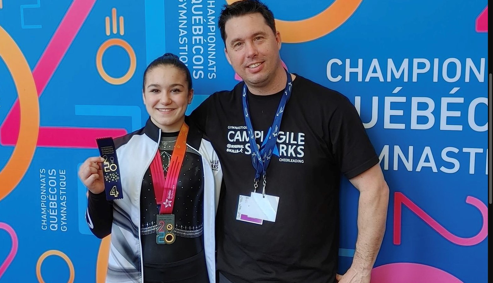Maélie Legault de Saint-Clet remporte l'argent aux Championnats québécois 2022 de gymnastique