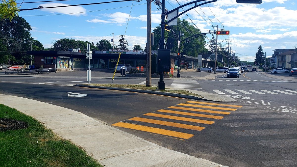 Île-Perrot: nouvelle configuration de l’intersection du Grand Boulevard et du boulevard Perrot