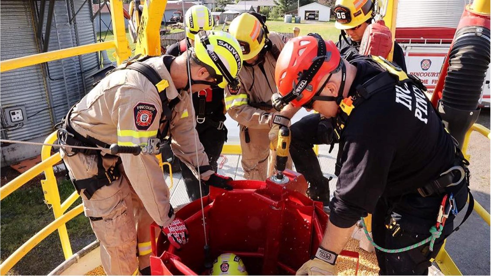 Deux services incendies de la région au cœur d’une formation unique